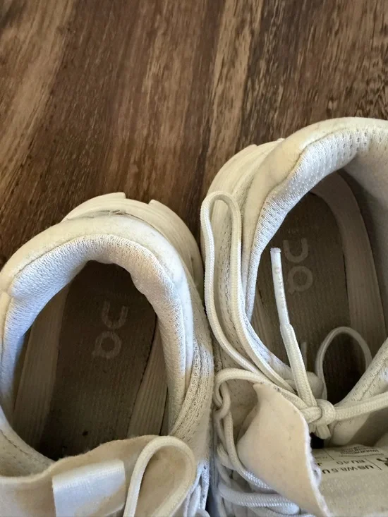 ON CloudNova Shoes White/Undyed Cloudtec Athletic Running Sneakers - Picture 5 of 11